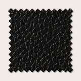 Échantillon de tissu noir texturé, aspect luxueux et velouté