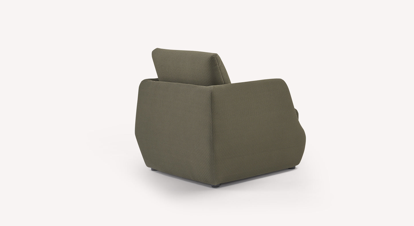 LUZ Vulcano Khaki Armchair