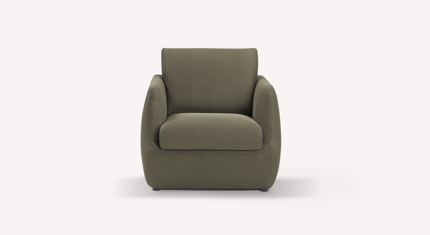 LUZ Vulcano Khaki Armchair