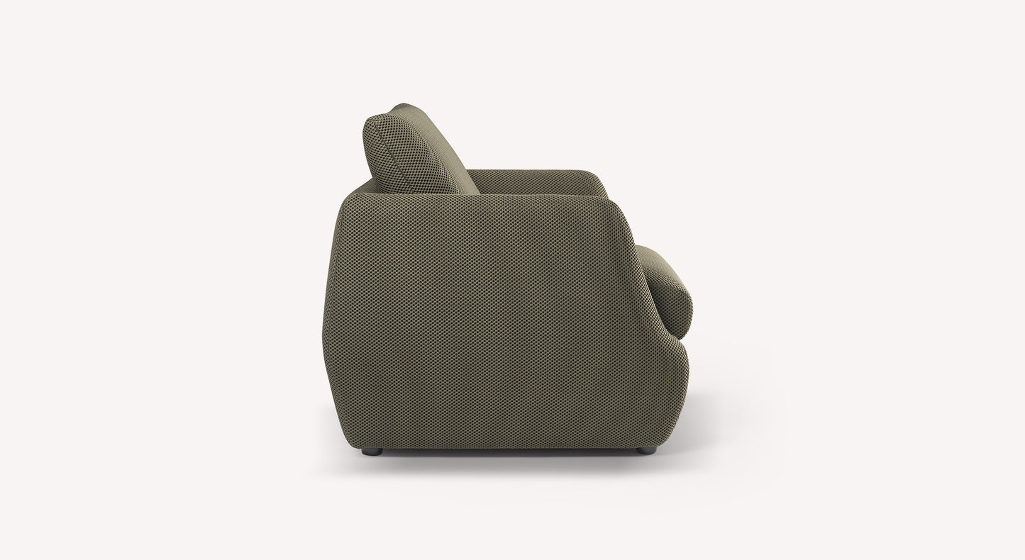 LUZ Vulcano Khaki Armchair