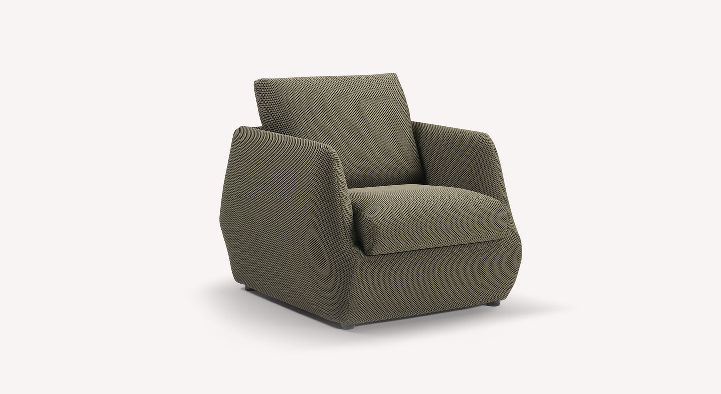 LUZ Vulcano Khaki Armchair