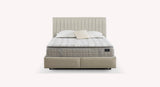 Pack lit coffre, matelas et tête de lit AMSTERDAM Zeugma Beige 