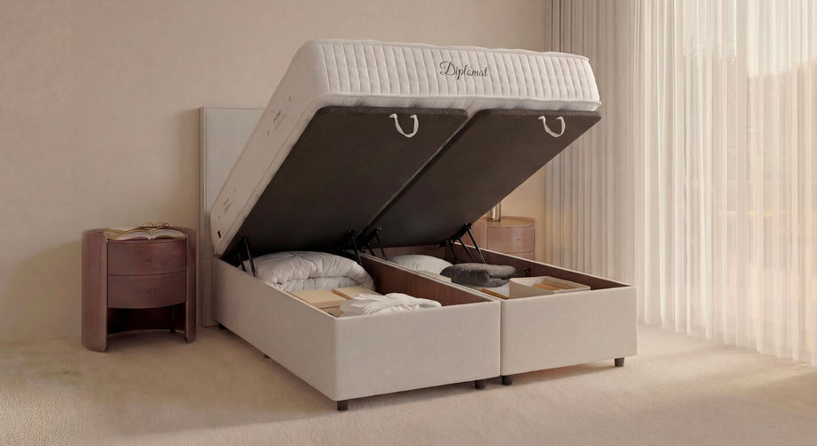 Lit coffre NINA Queens Beige-1