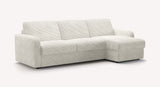 CLINT Angle Lincoln Neige 140x190 / Mousse 27 kg/m3 / Grille