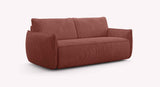 SOFFIO Lincoln Terracotta 140x195 / Foam 27 kg/m3 / Grid